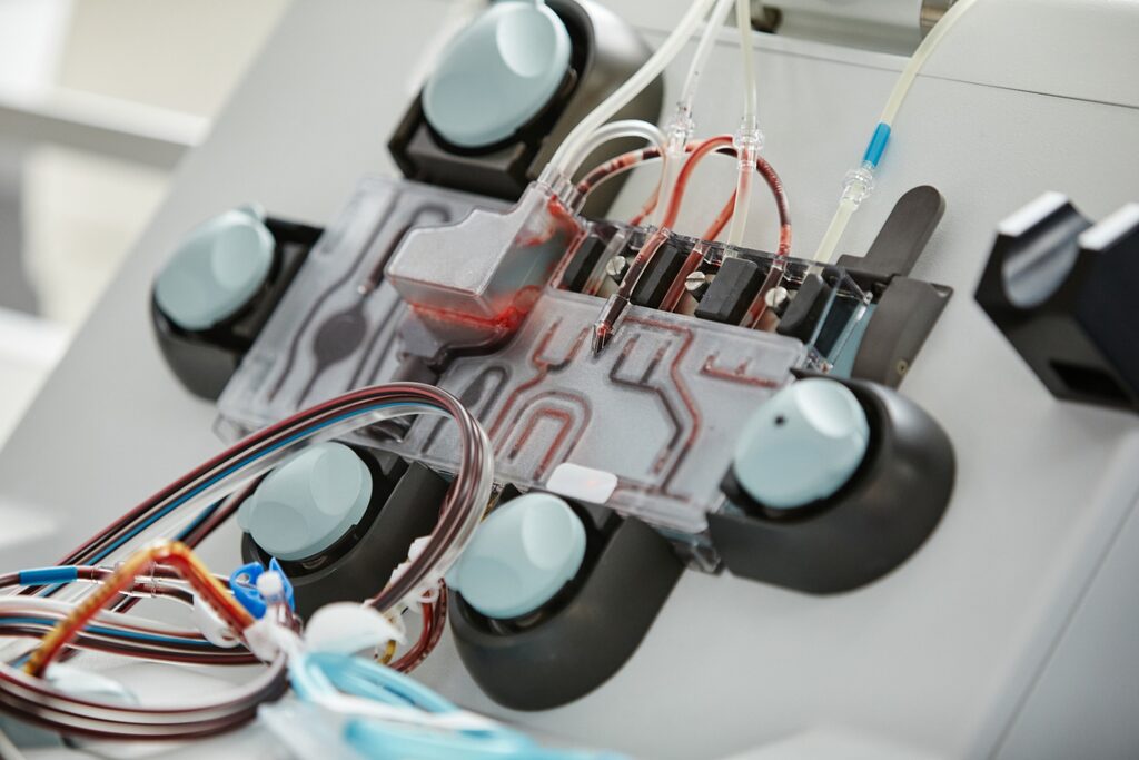 Advanced medical device component in a controlled development environment